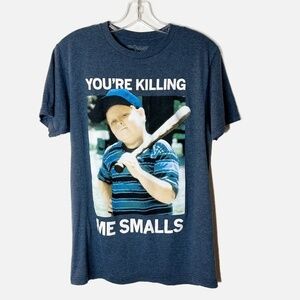 The Sandlot Graphic T-Shirt Size S You're Killing Me Smalls Blue Short Sleeve